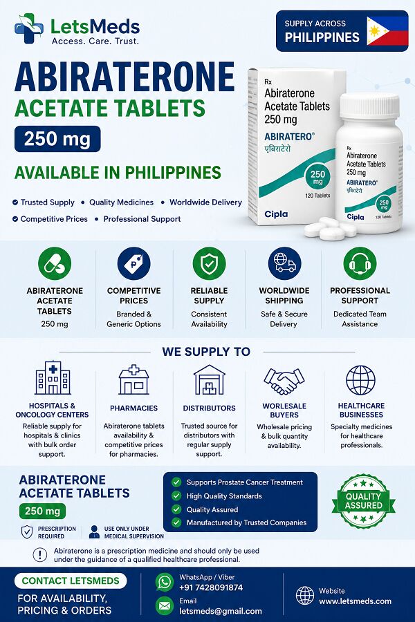Cebu City, Health & Beauty Items, PHP 1,  Abiraterone Acetate Supply Support For Hospitals In Philippines