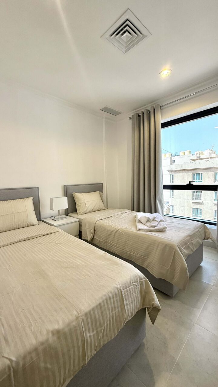 Salmiya, Apartments, Flats, Houses & Villas, KWD 500/month,  Furnished,  2 BR,  85 Sq. Meter,  Well Furnished 2 Bedroom Apartment In Salmiya, Kuwait