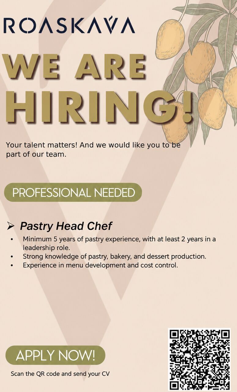 Riyadh, Jobs, Head Pastry Chef