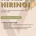 Head Pastry Chef