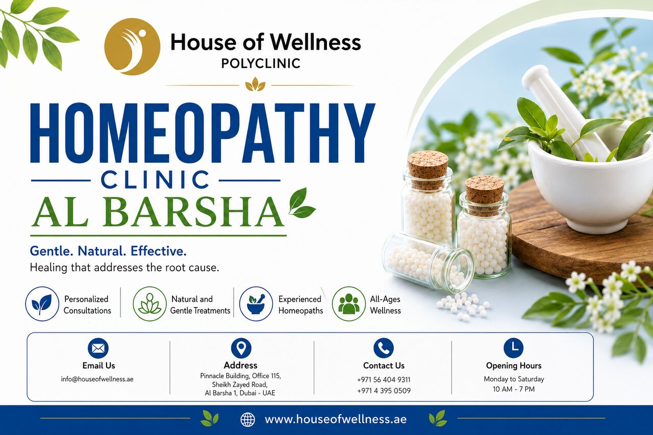 Al Barsha, Health, Homeopathy Clinic Al Barsha: Personalized Healthcare Close To You