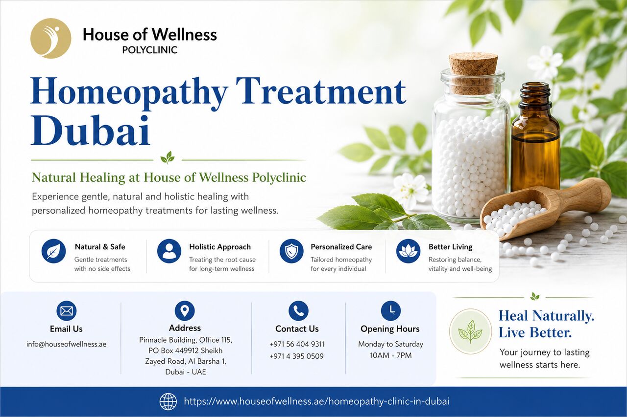 Al Barsha, Health, Homeopathy Treatment Dubai: A Personalized Approach To Better Health