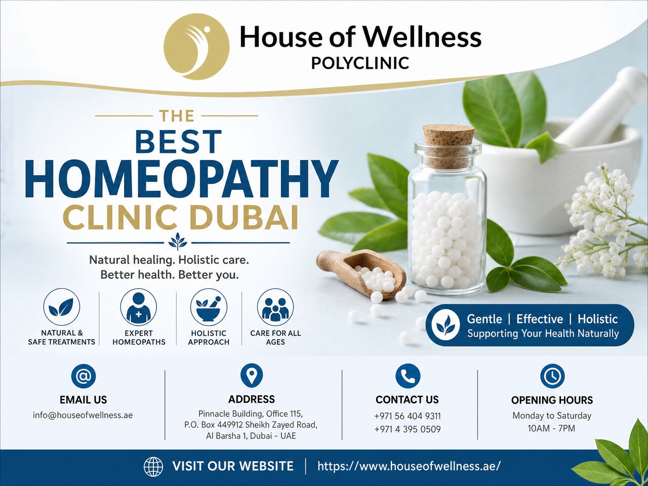 Al Barsha, Health, Best Homeopathy Clinic Dubai: Choosing Quality Care For Your Health And Wellness