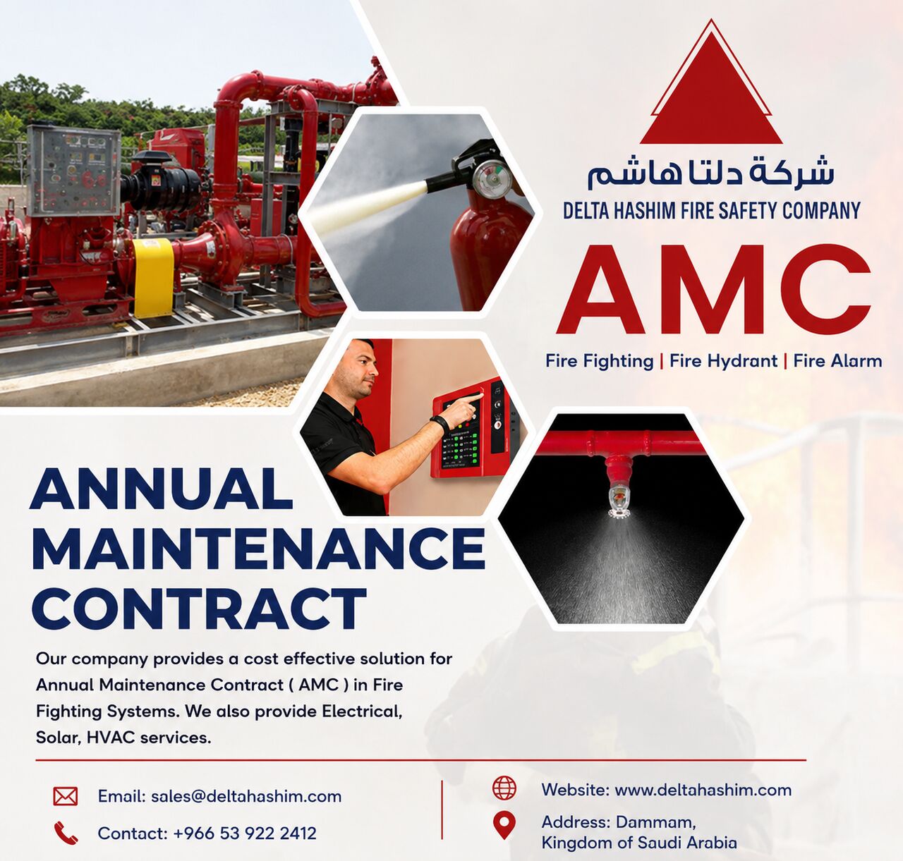 Dammam, Appliance Repair, Amc - Annual Maintenance Contract For Fire Fighting & Fire Alarm