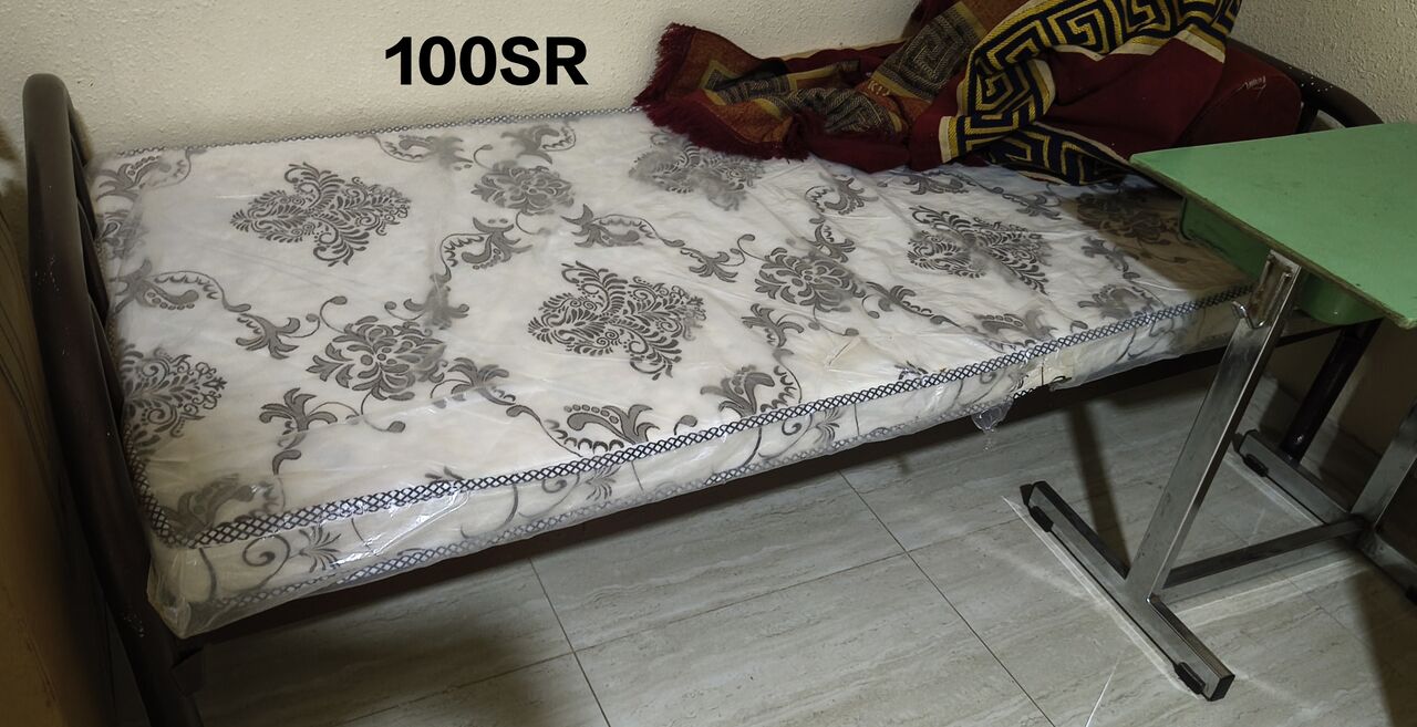Jubail, Furniture, SAR 100,  Single Bed For Sale With Mattress