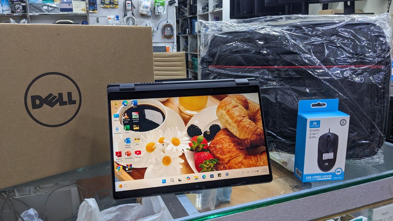 Manama, Computers, BHD 98,  DELL Core I7 8th Gen 2in1 Touch Laptop+Tablet M.2 SSD 35x Fast FREE Bag & Mouse,Earphone