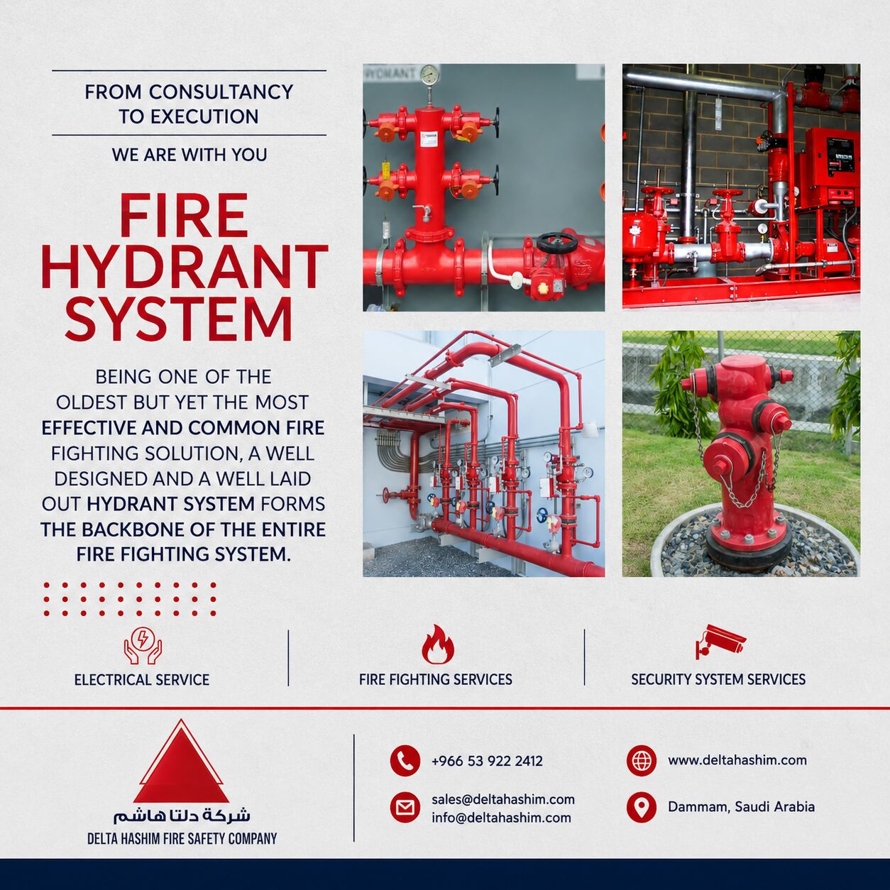 Dammam, Construction, Fire Hydrant System, Supply, Installation & Maintenance Services In Dammam