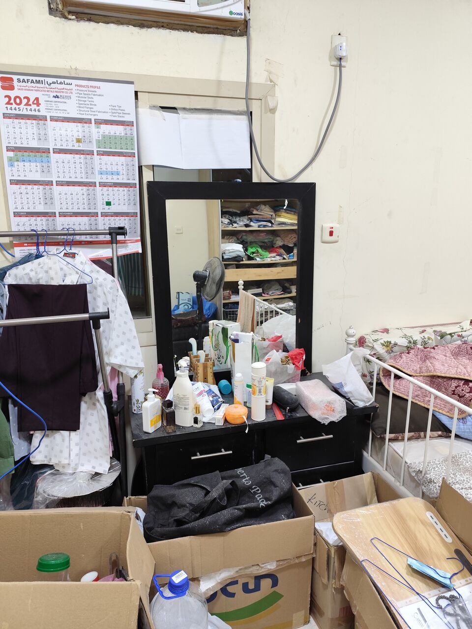 Jubail, Furniture, SAR 1350,  Ikea Wardrobe And Bed Set And Dressing Table
