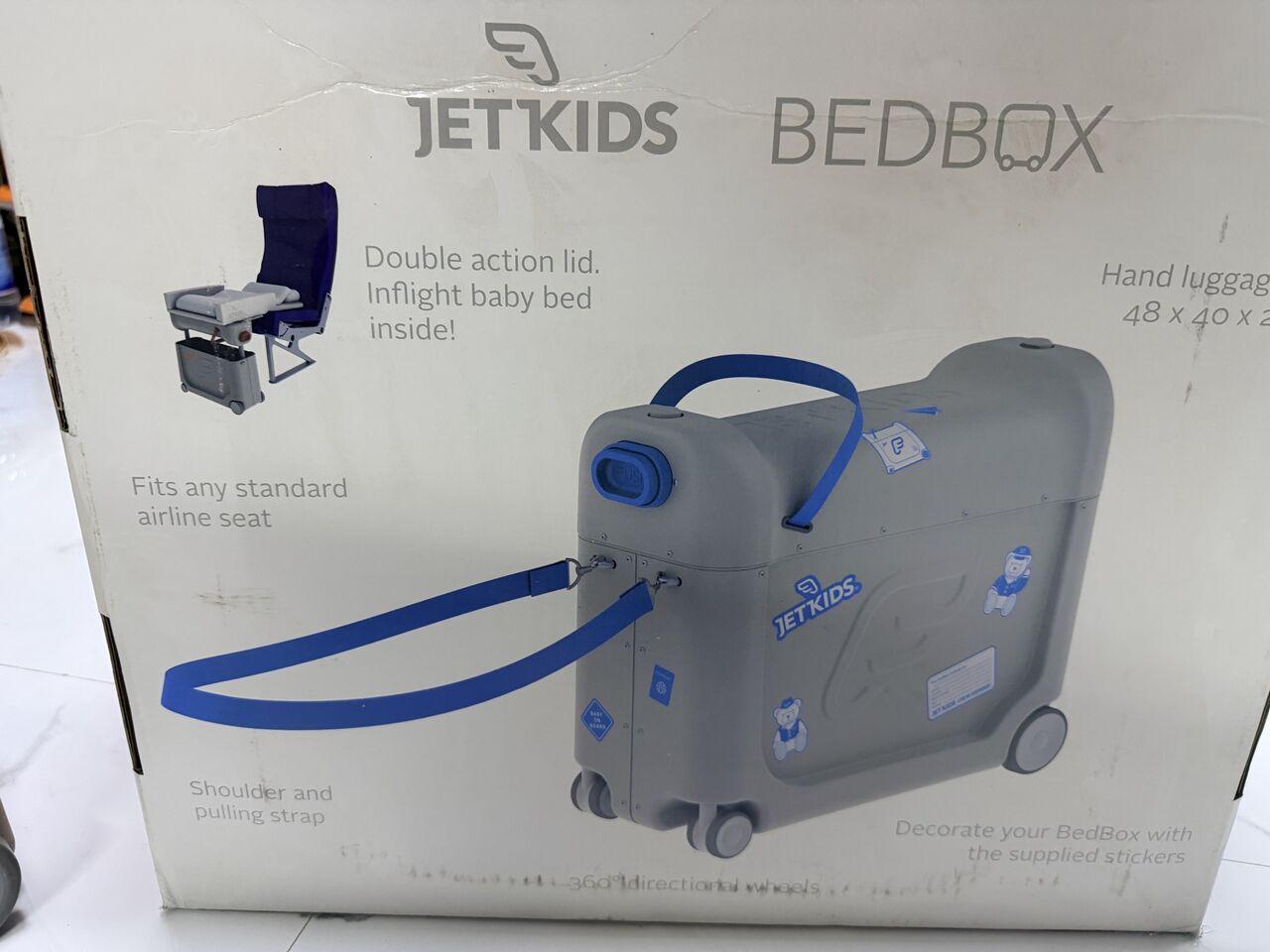 Jubail, Baby & Kid Stuff, SAR 350,  JetKids Bed Box InFlight Suitcase For Sell