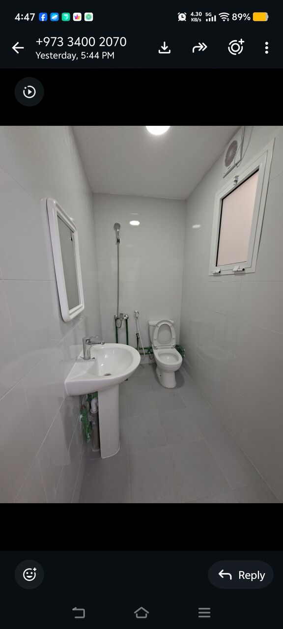 Hoora, Apartments, Flats, Houses & Villas, BHD 160/year,  Furnished,  1 BR,  Apartment For Rent In Hoora Semi Furnished With Electricity 1bhk