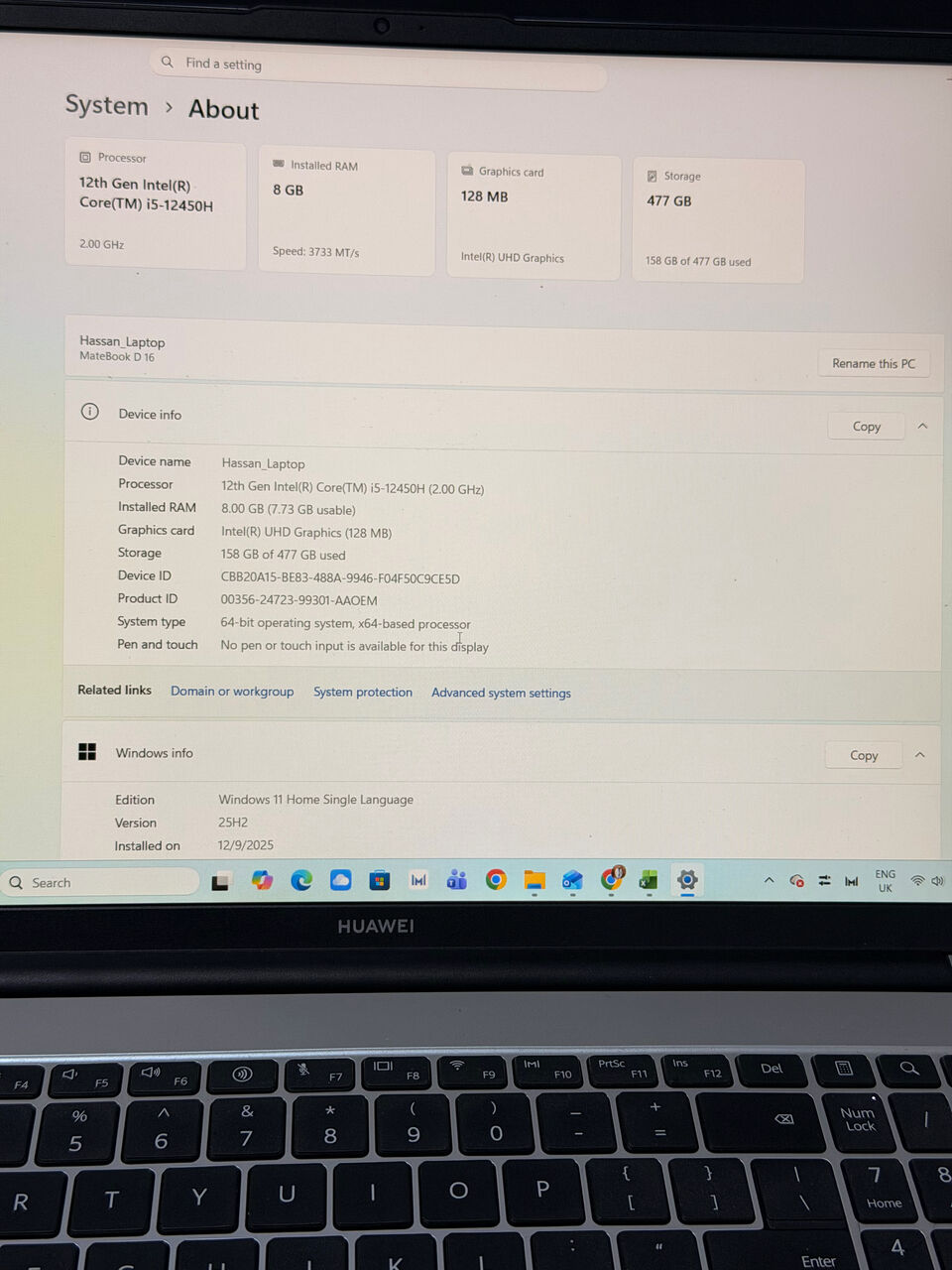 Riyadh, Mobile Phones, SAR 2200,  Huawei Matebook D 16"