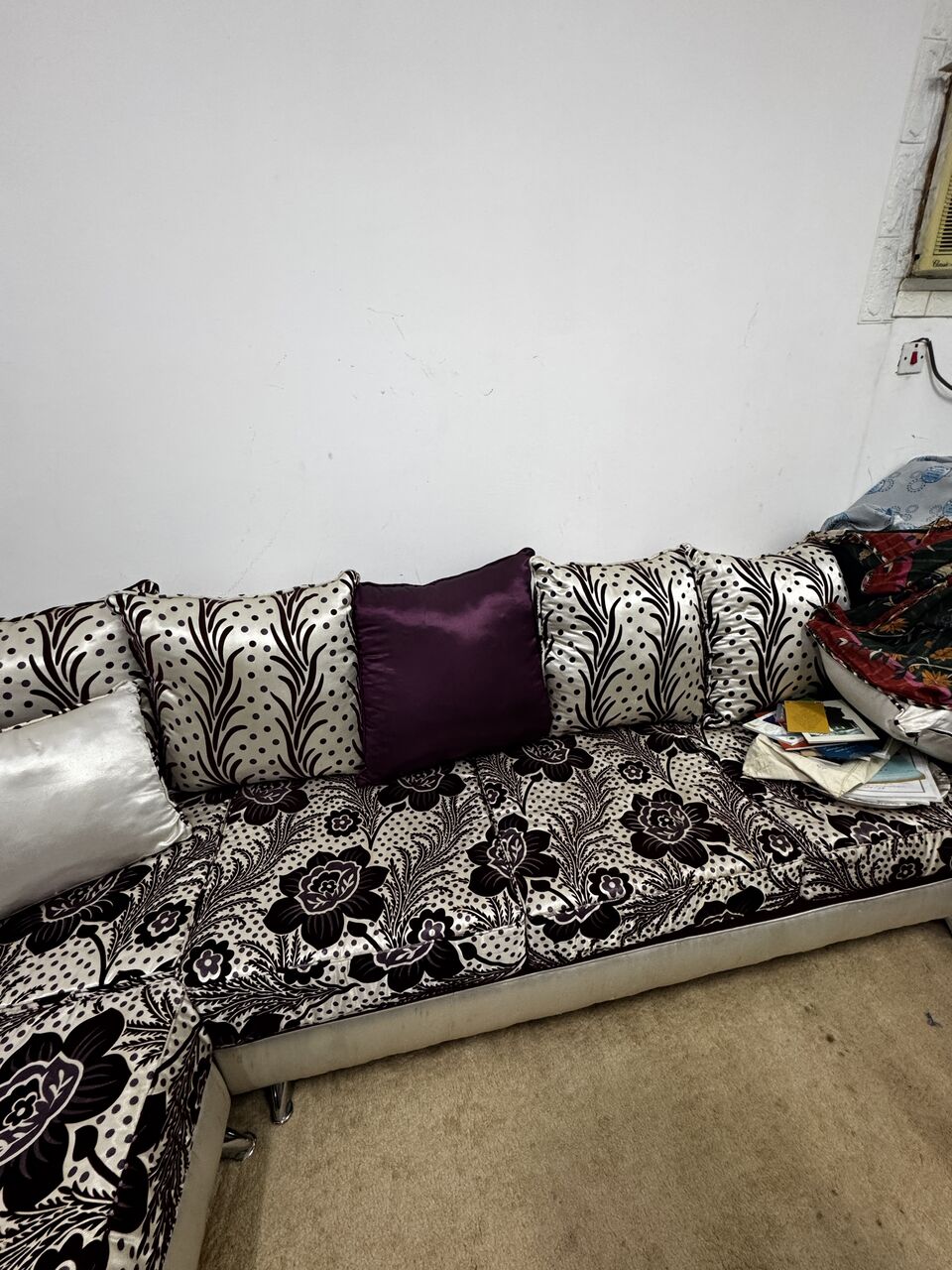 Al Jubail Al Balad, Furniture, SAR 500,  7 Seater Corner Sofa For Sale Neat And Clean Condition