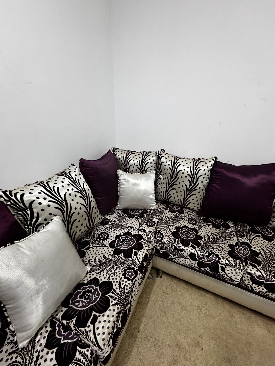Al Jubail Al Balad, Furniture, SAR 500,  7 Seater Corner Sofa For Sale Neat And Clean Condition