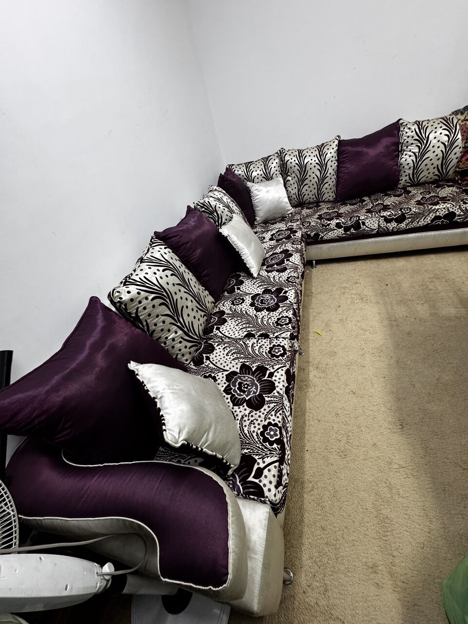 Al Jubail Al Balad, Furniture, SAR 500,  7 Seater Corner Sofa For Sale Neat And Clean Condition