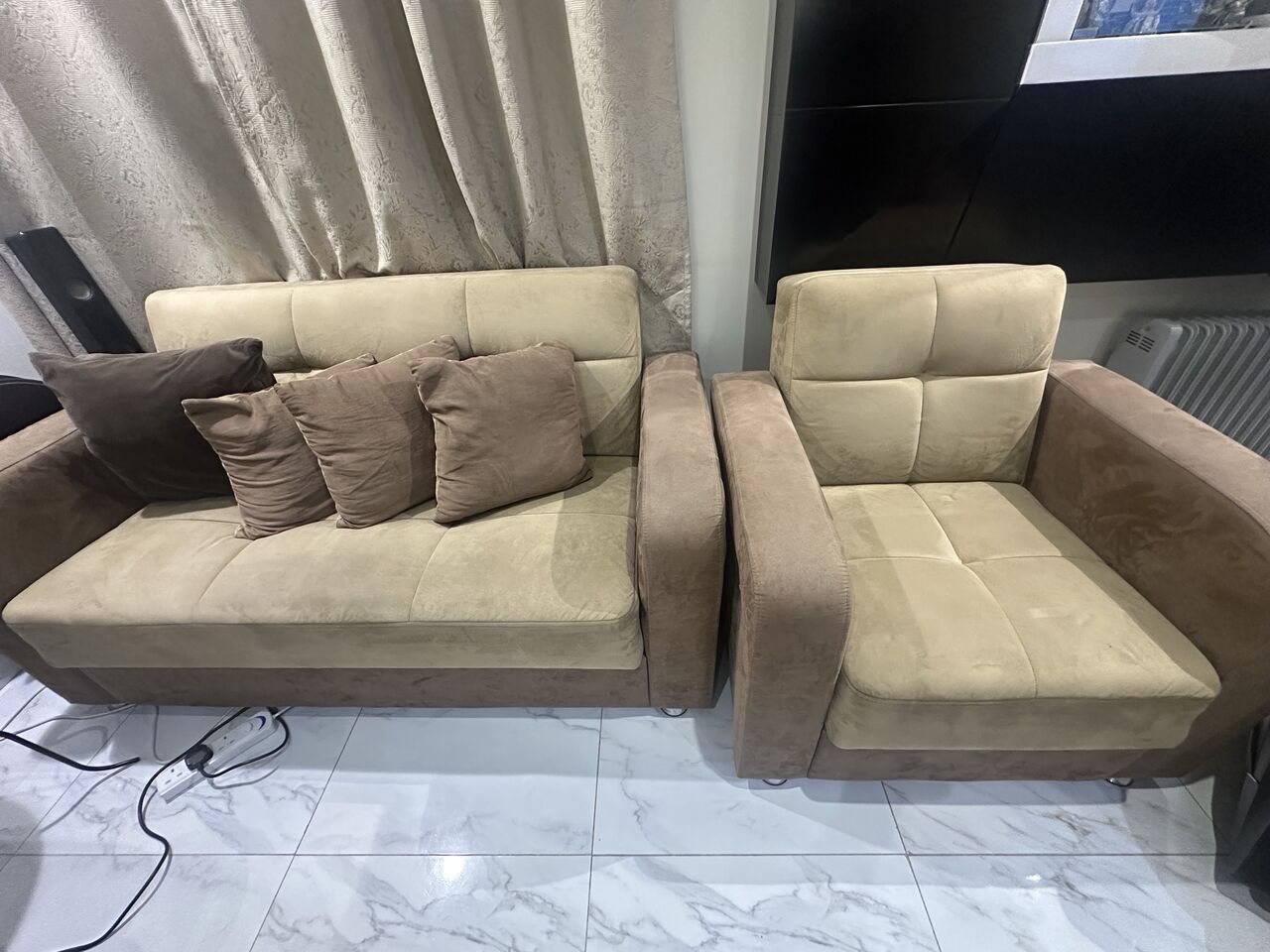 Riyadh, Furniture, SAR 1900,  3 Pieces Sofa Bed Set