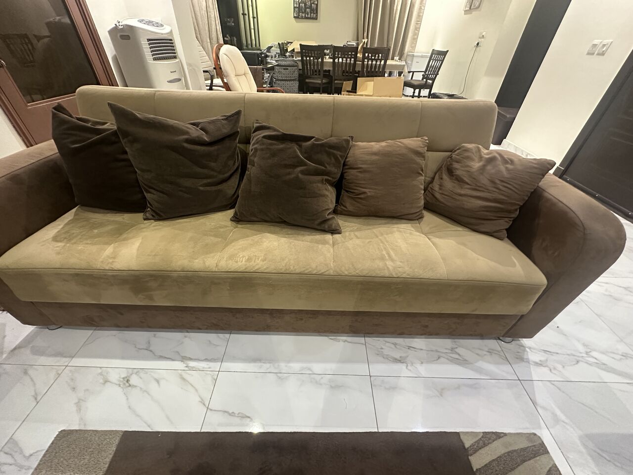 Riyadh, Furniture, SAR 1900,  3 Pieces Sofa Bed Set