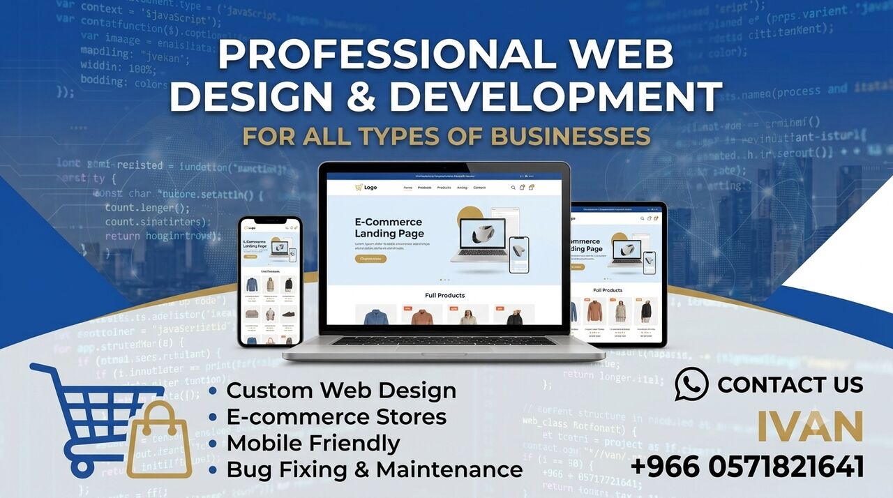 Jubail, Web Design & Development, ​Professional Web Design Services In KSA
