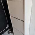 SAR 140, For Sale: IKEA 3-Compartment Shoe Cabinet (White)