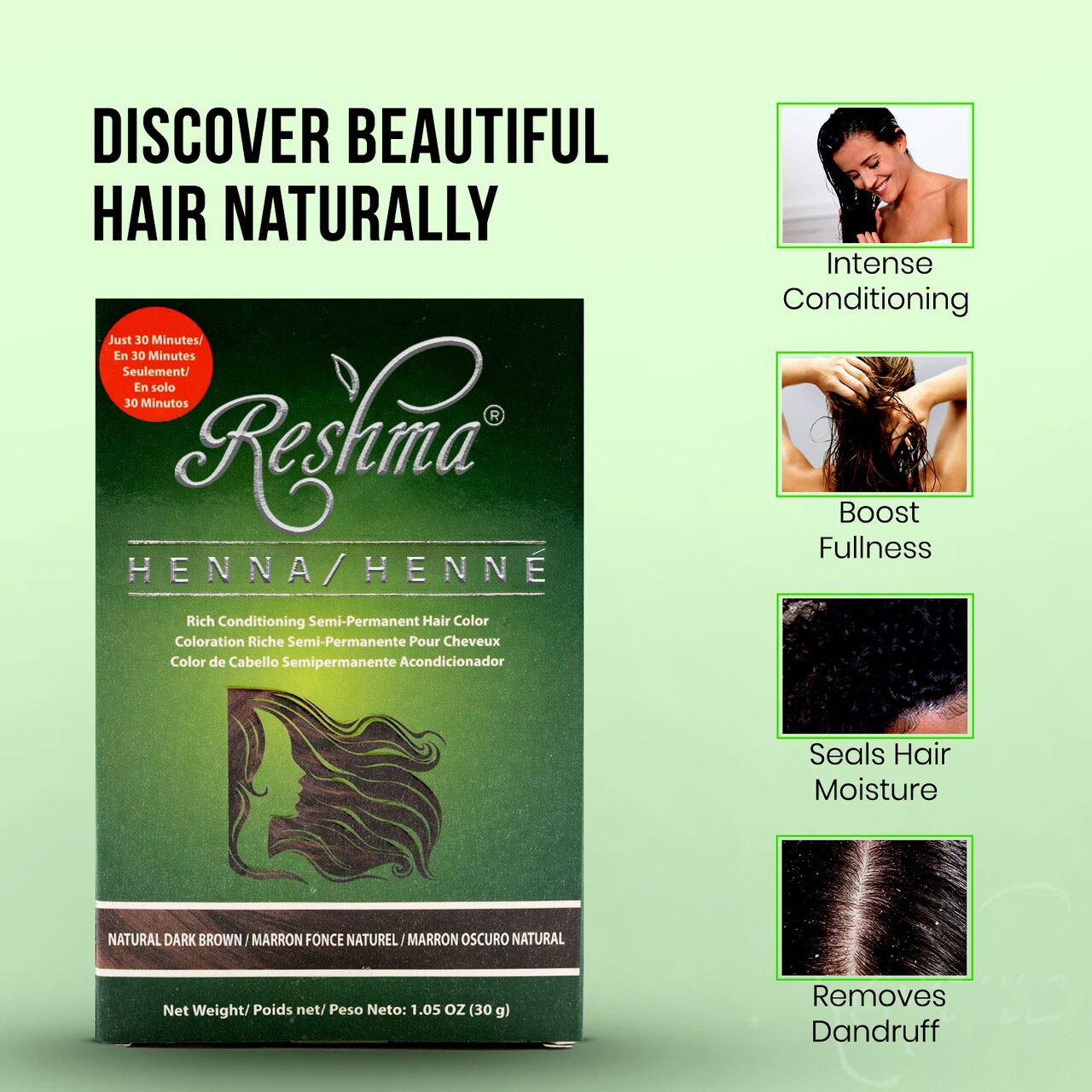 New York, Health & Beauty Items, USD 10,  Shop Dark Brown Henna Hair Dye For Rich Brown Color