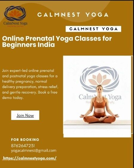 Bangalore, Business, Online Prenatal Yoga Classes Bangalore | CalmNest Yoga |