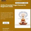 Online Prenatal Yoga Classes Bangalore | CalmNest Yoga |