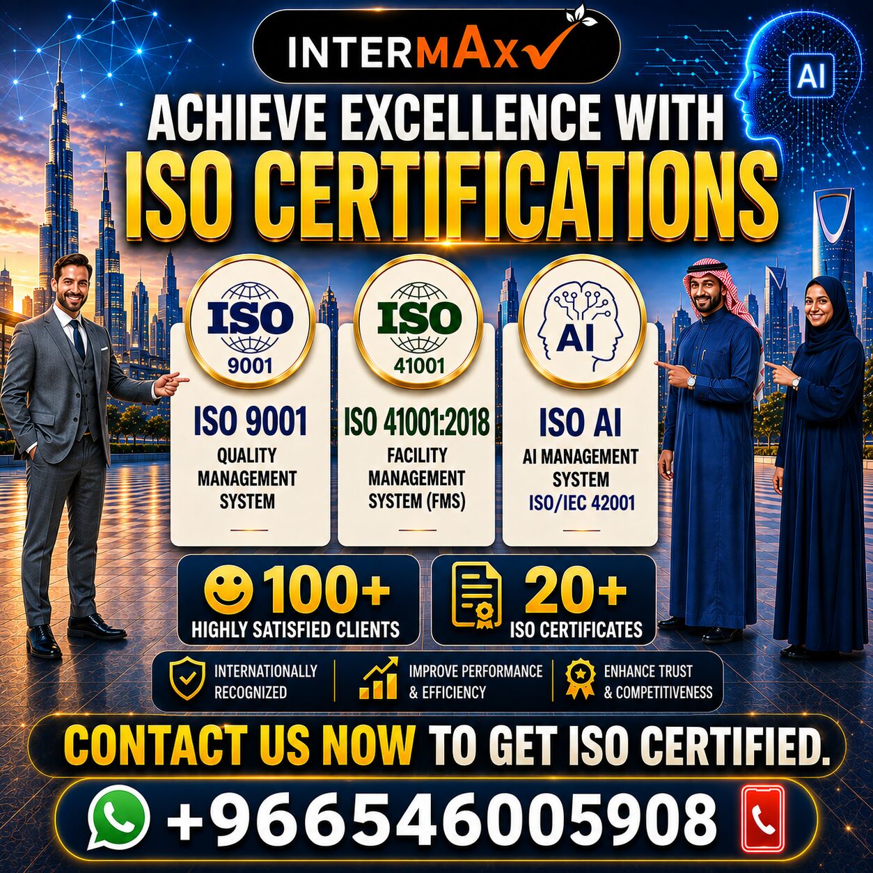 Riyadh, Business, Get An ISO, HACCP, SASO Or SFDA Certificate &mdash; Hassle Free & Fast - Contact 0546005908.