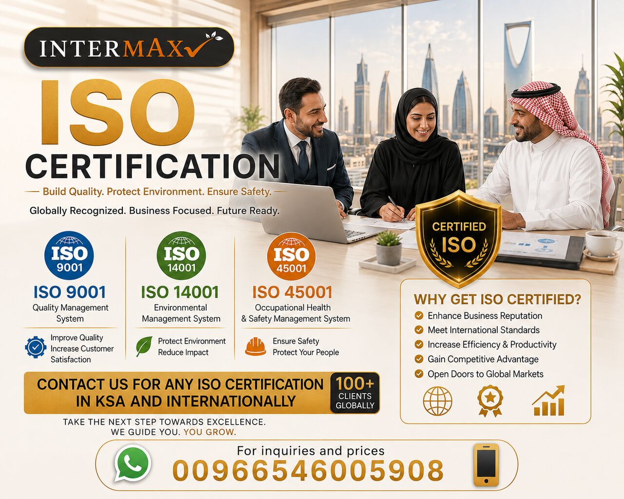 Riyadh, Business, Get An ISO, HACCP, SASO Or SFDA Certificate &mdash; Hassle Free & Fast - Contact 0546005908.