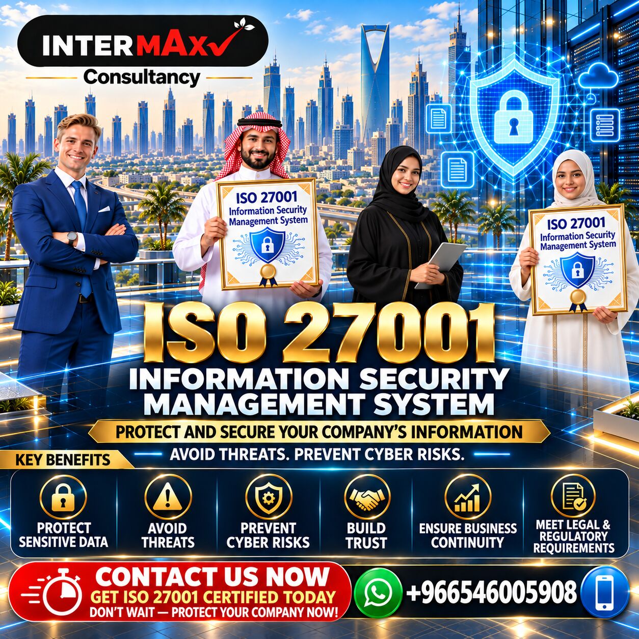 Riyadh, Business, Get An ISO Or HACCP Certificate & Training &mdash; Hassle Free & Fast - Contact 00966546005908.