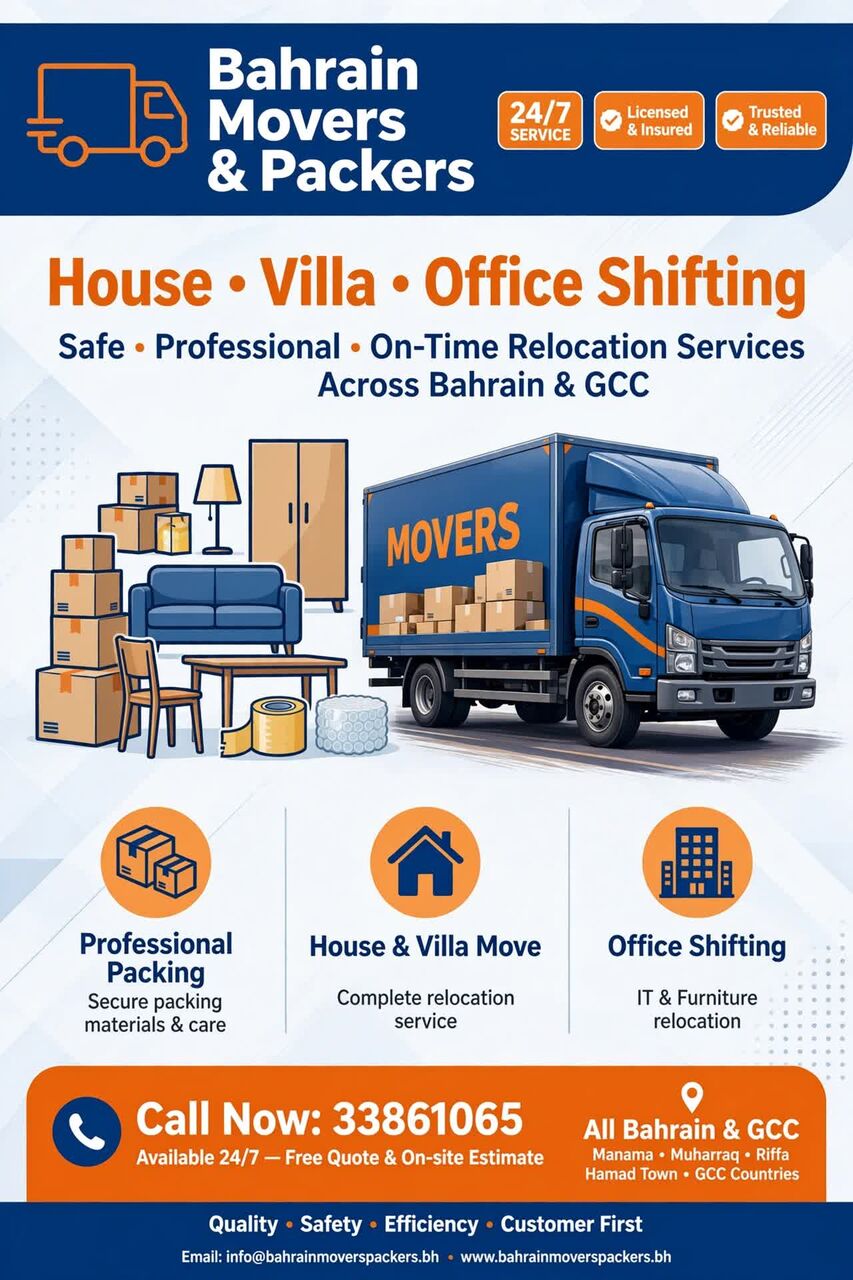 Galali, Labor/Moving, Professional Movers & Packers Bahrain - House Villa Office Shifting Low Price