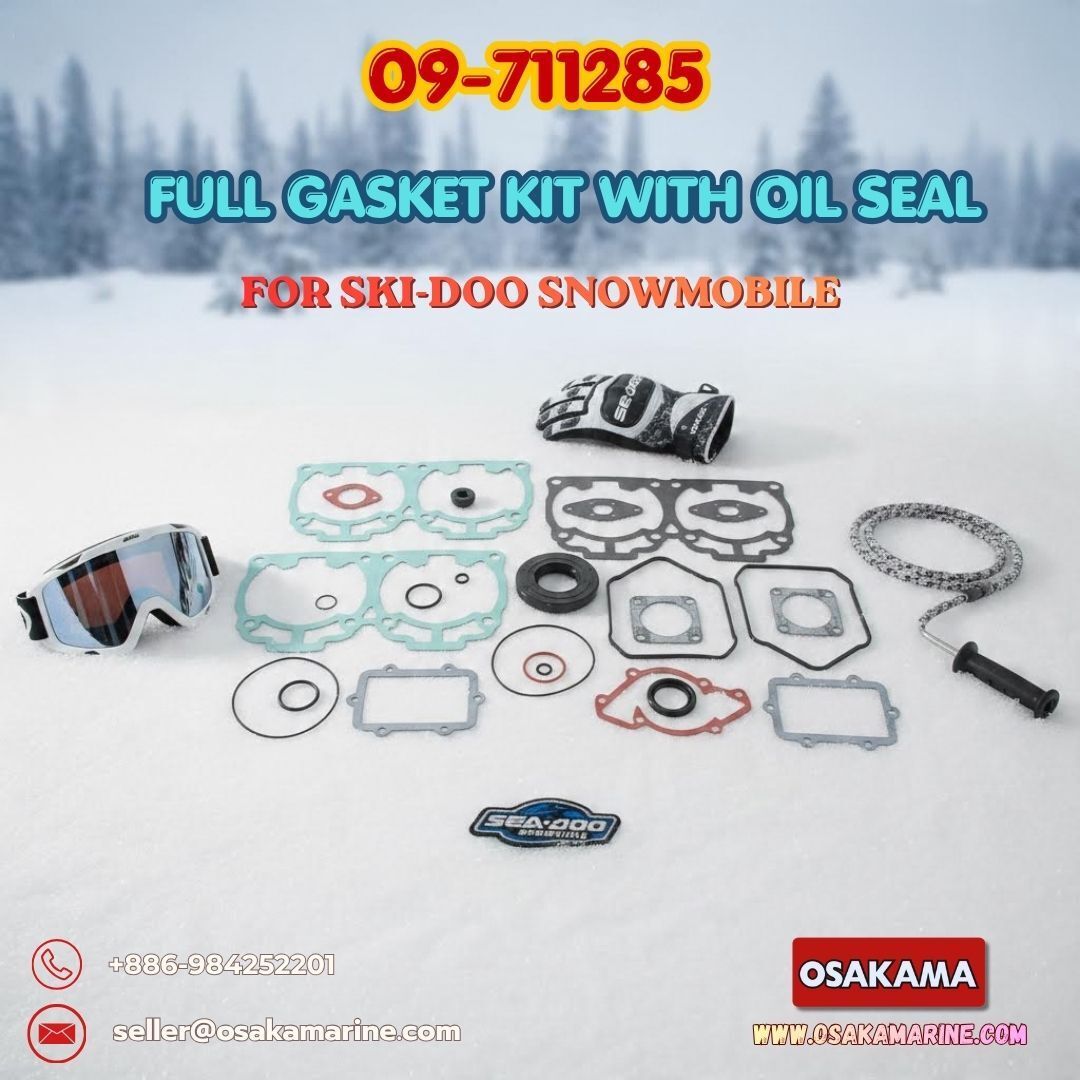 Stockholm, Auto Parts, SEK 99999,  Full Gasket Kit With Oil Seal 09-711285 For Ski-Doo Snowmobile
