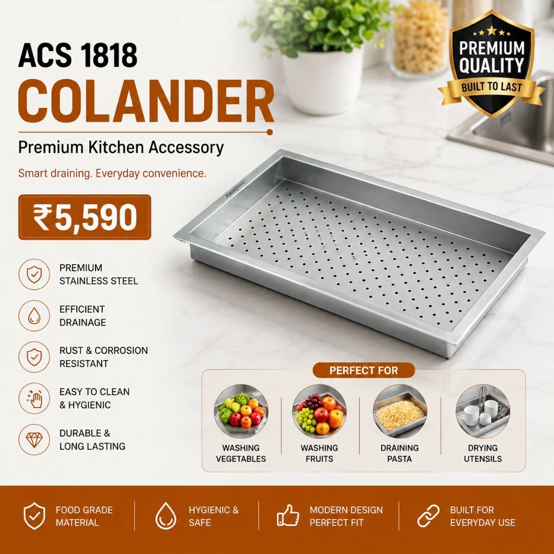 New Delhi, Household Items, INR 5590,  Premium Kitchen Strainer Colander For Daily Kitchen Use