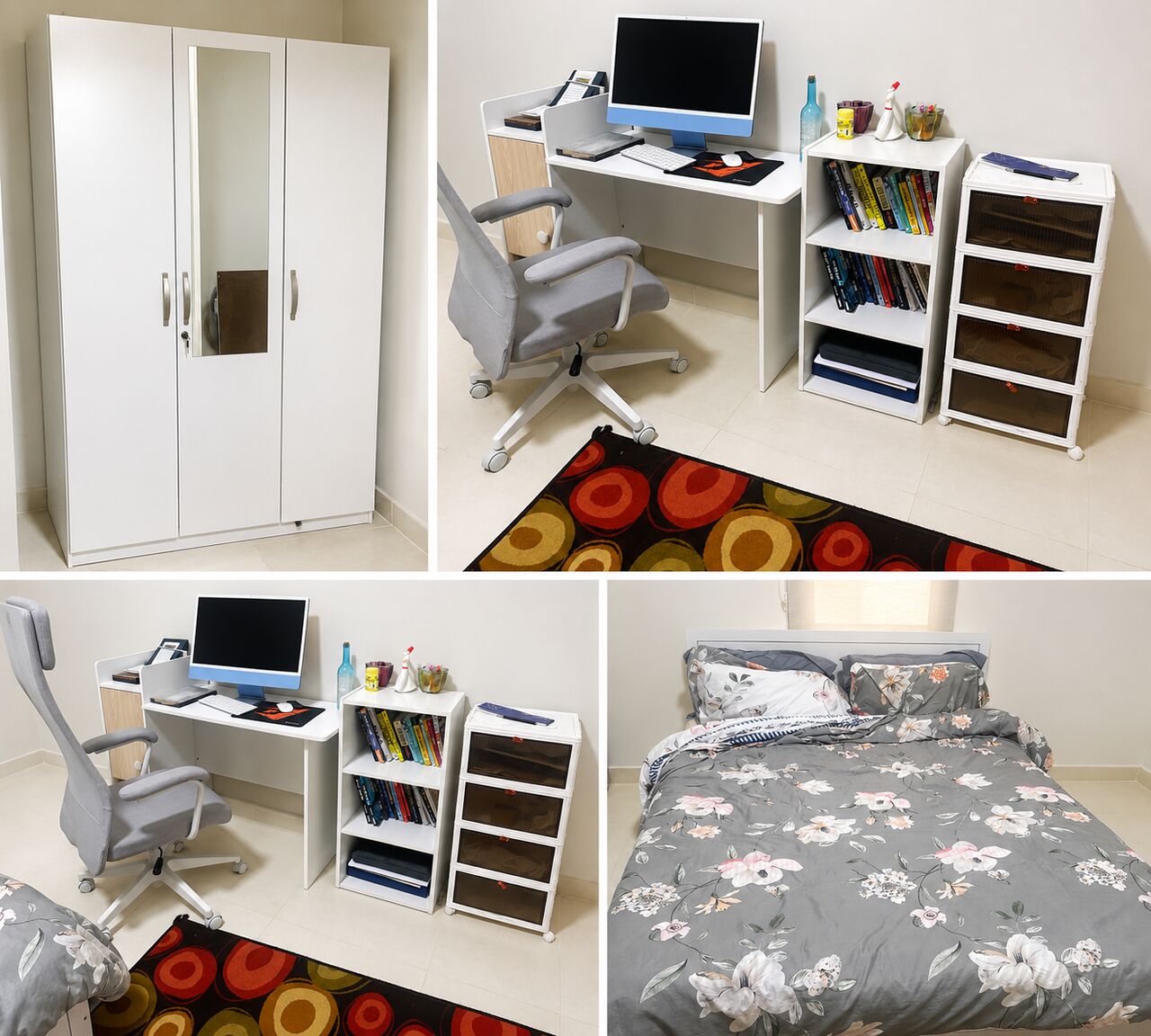 Riyadh, Furniture, SAR 6500,  IKEA Bedroom+Almirah+ Computer Table And Chair