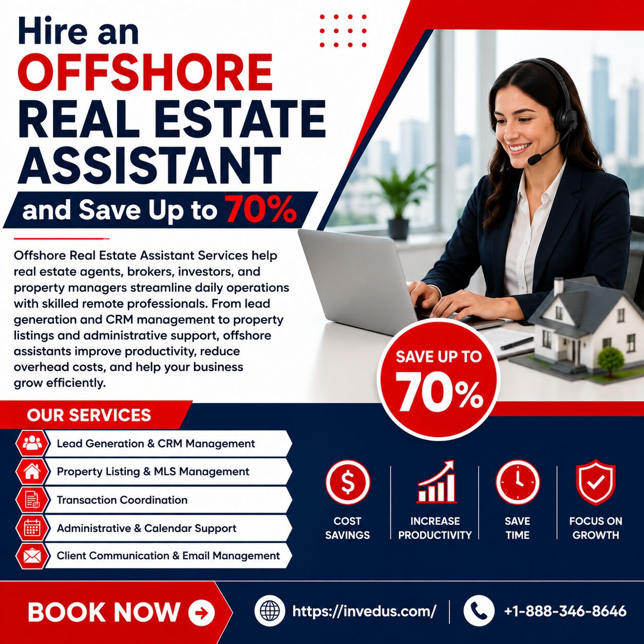 New York, Real Estate, Reduce Staffing Costs By 70% With An Offshore Real Estate Assistant