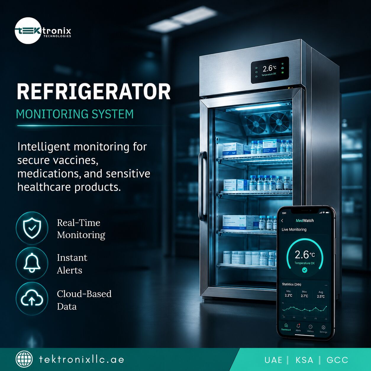 Dubai, Technical, Refrigerator Monitoring UAE &ndash; Smart Cold Chain Monitoring Solutions For Healthcare, Food &