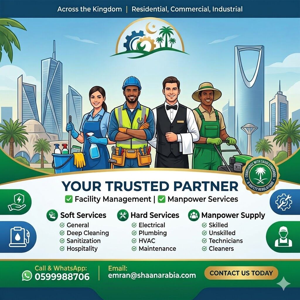 Riyadh, Manpower, Staffing Solutions For Hospitality Sector With Long-Term Contractual Service➡️0599988706..