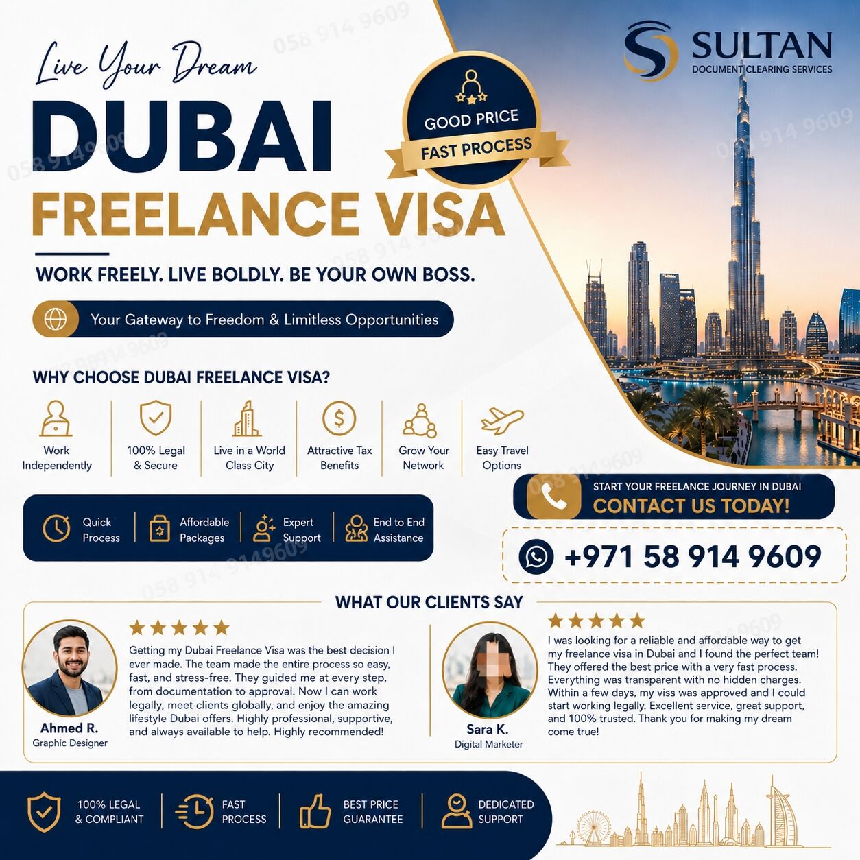 Dubai, Immigration, UAE Freelance Residence Visa | Family Visa | PRO & Business Setup Services