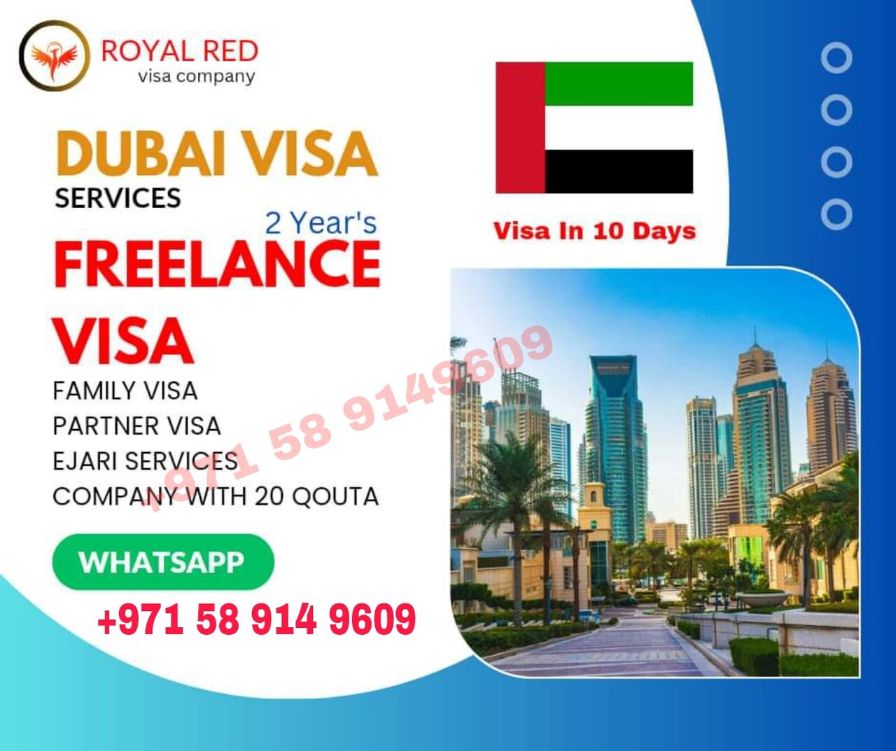Dubai, Immigration, UAE Freelance Residence Visa | Family Visa | PRO & Business Setup Services