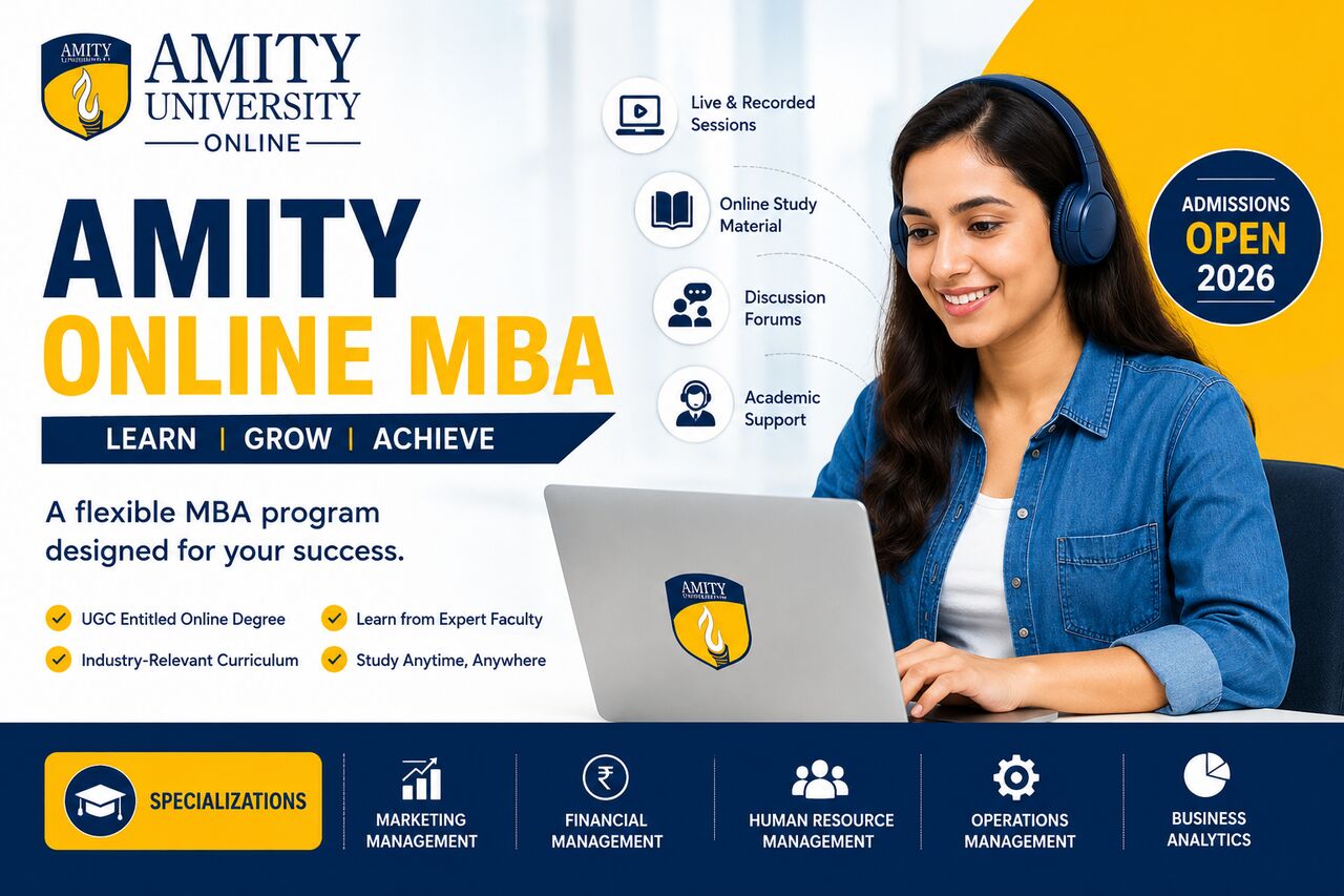 Pune, Education, Amity Online MBA 2026 &ndash; Fees, Eligibility, Admission & Specializations |Distance Guru