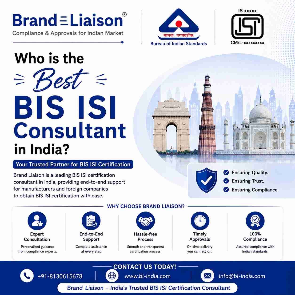 New Delhi, Legal, Who Is The Best BIS ISI Consultant In India?