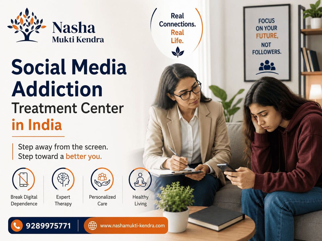 Gurgaon, Health, Social Media Addiction Treatment Center In India | Expert Recovery Care