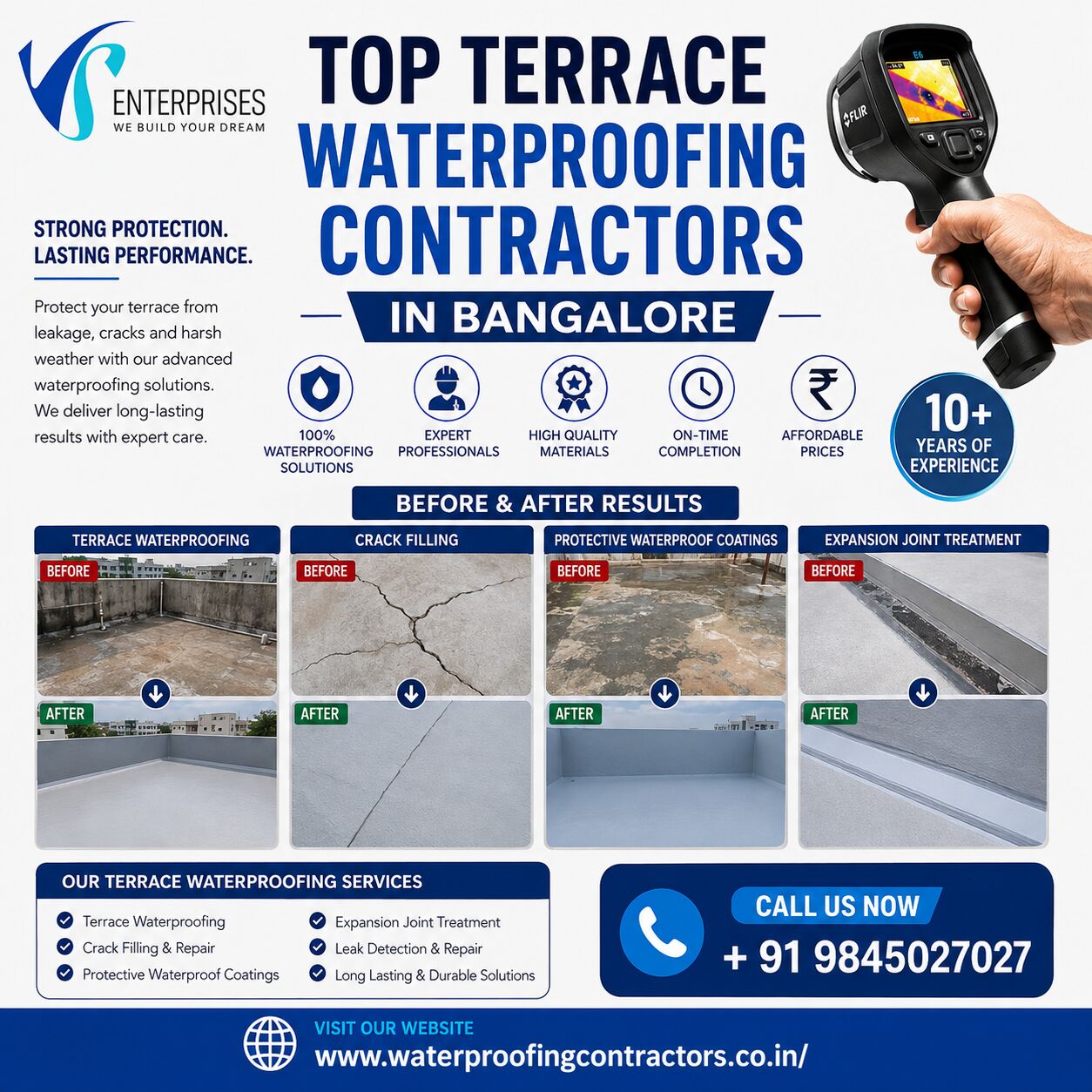 Bangalore, Construction, Top Terrace Waterproofing Contractors In Bangalore