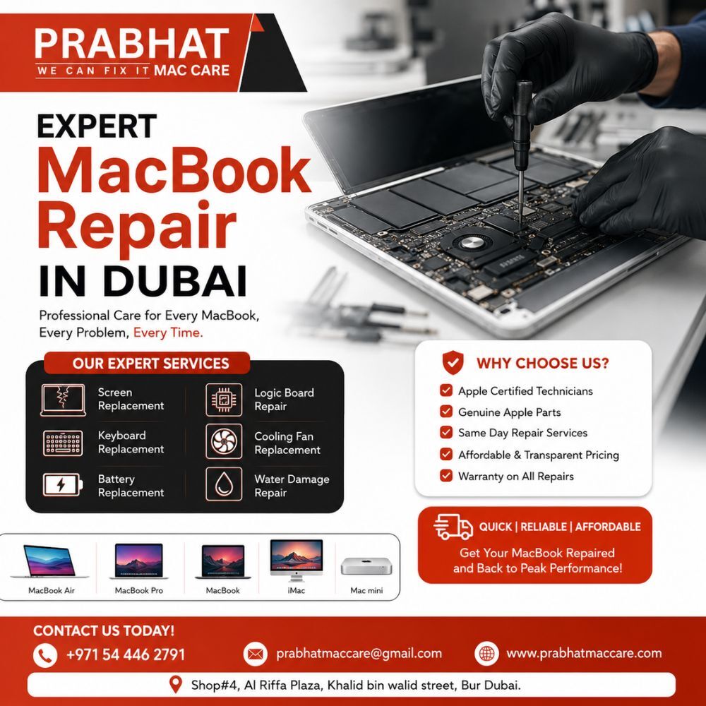 Bur Dubai, Appliance Repair, Quick MacBook Repair In Dubai For Business And Personal Devices