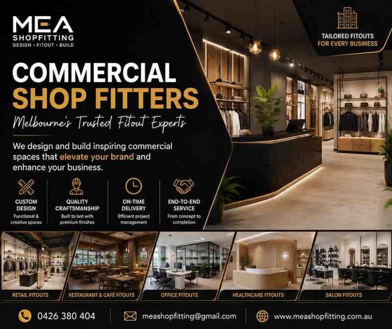 Melbourne, Construction, Commercial Shop Fitters Melbourne | MEA Shopfitting