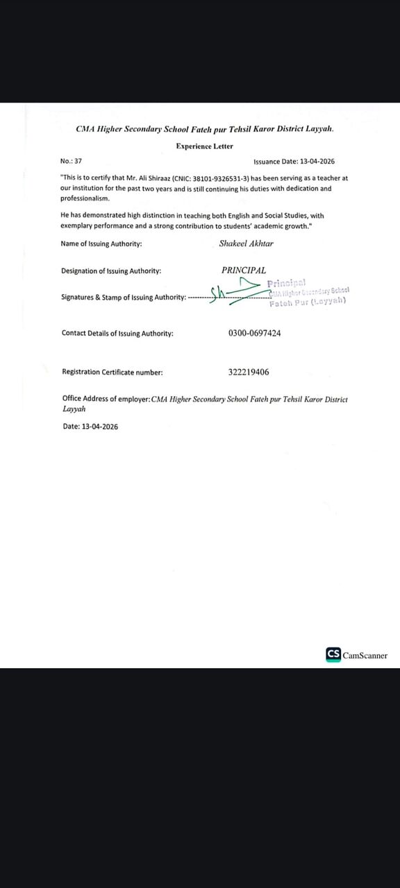 Madinah, Job Seekers, English Teacher