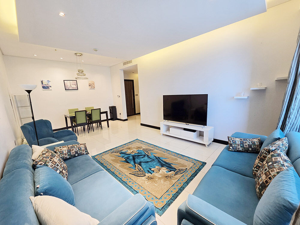 Juffair, Apartments, Flats, Houses & Villas, BHD 550/month,  Furnished,  2 BR,  95 Sq. Meter,  Amazing 2BHK Apartment Prime Building - Sea View