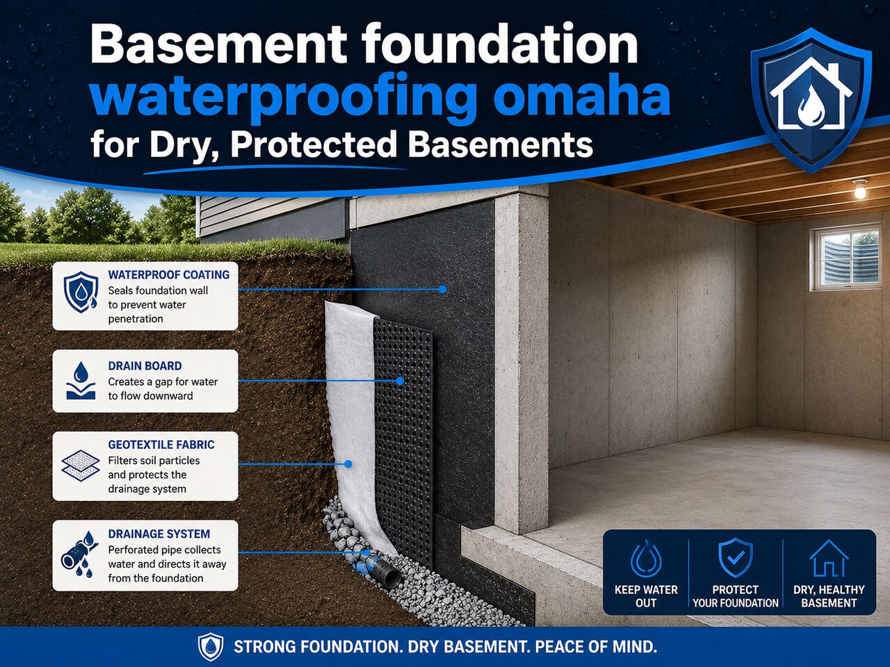 New York, Construction, Basement Foundation Waterproofing Omaha For Dry, Protected Basements