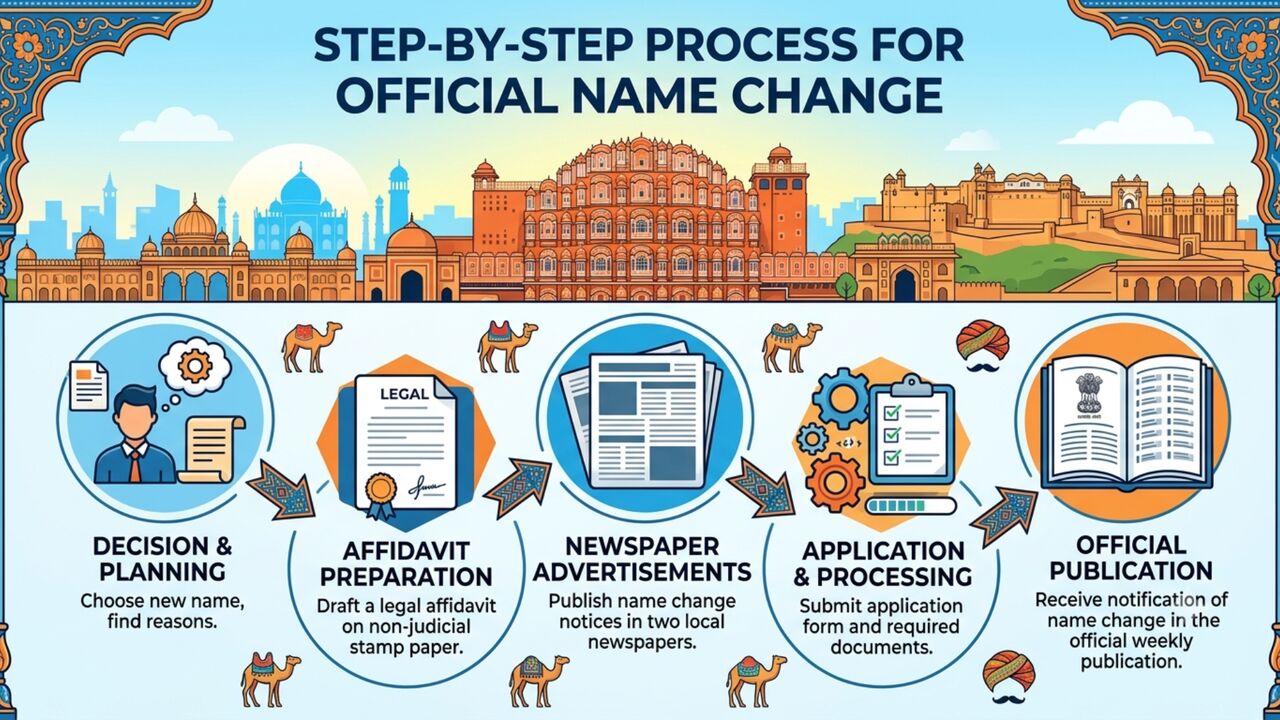 New Delhi, Legal, Complete Gazette Name Change In Rajasthan Assistance | Vakil India