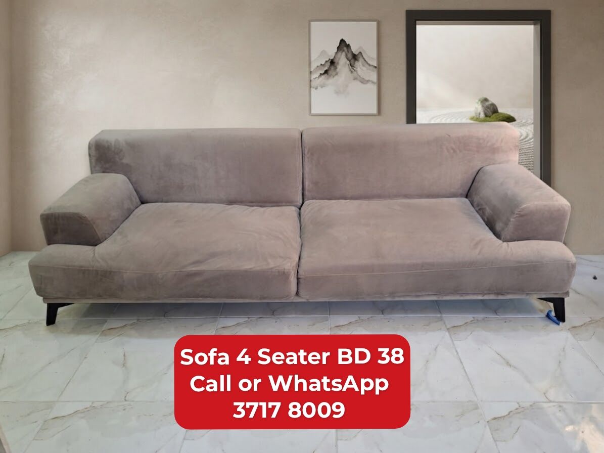 Manama, Furniture, BHD 38,  🌎🌍Sofa 4 Seater In Good Condition For Sale With Delivery
