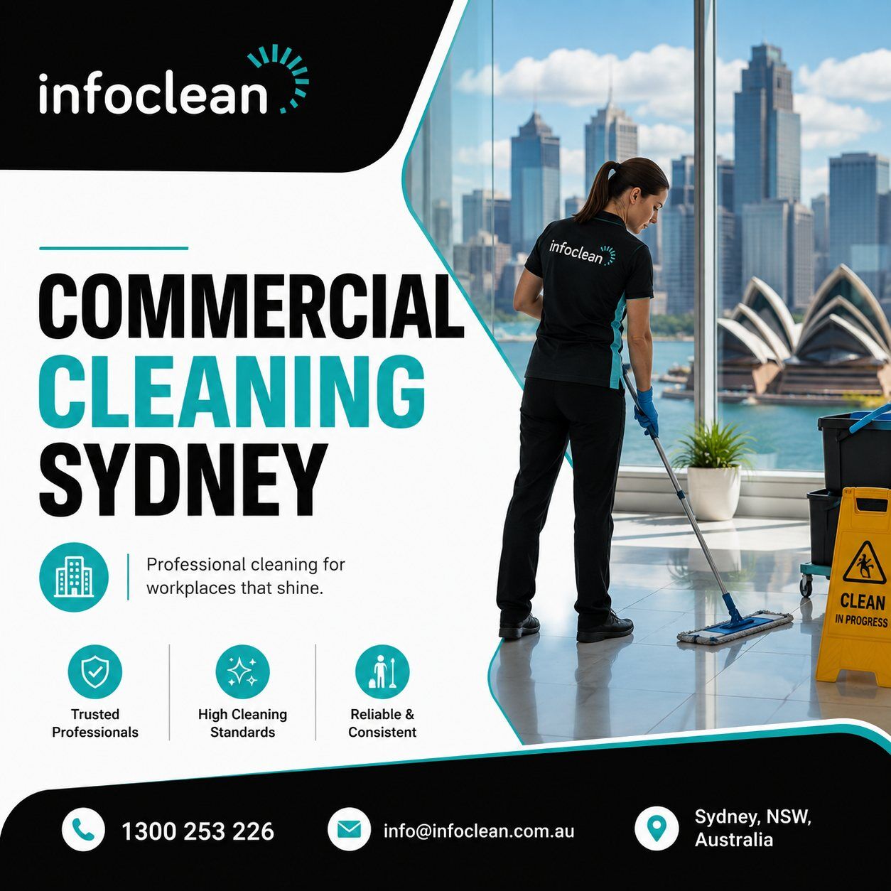 Sydney, Business, Reliable Commercial Cleaning Sydney Services By Infoclean For Local Businesses