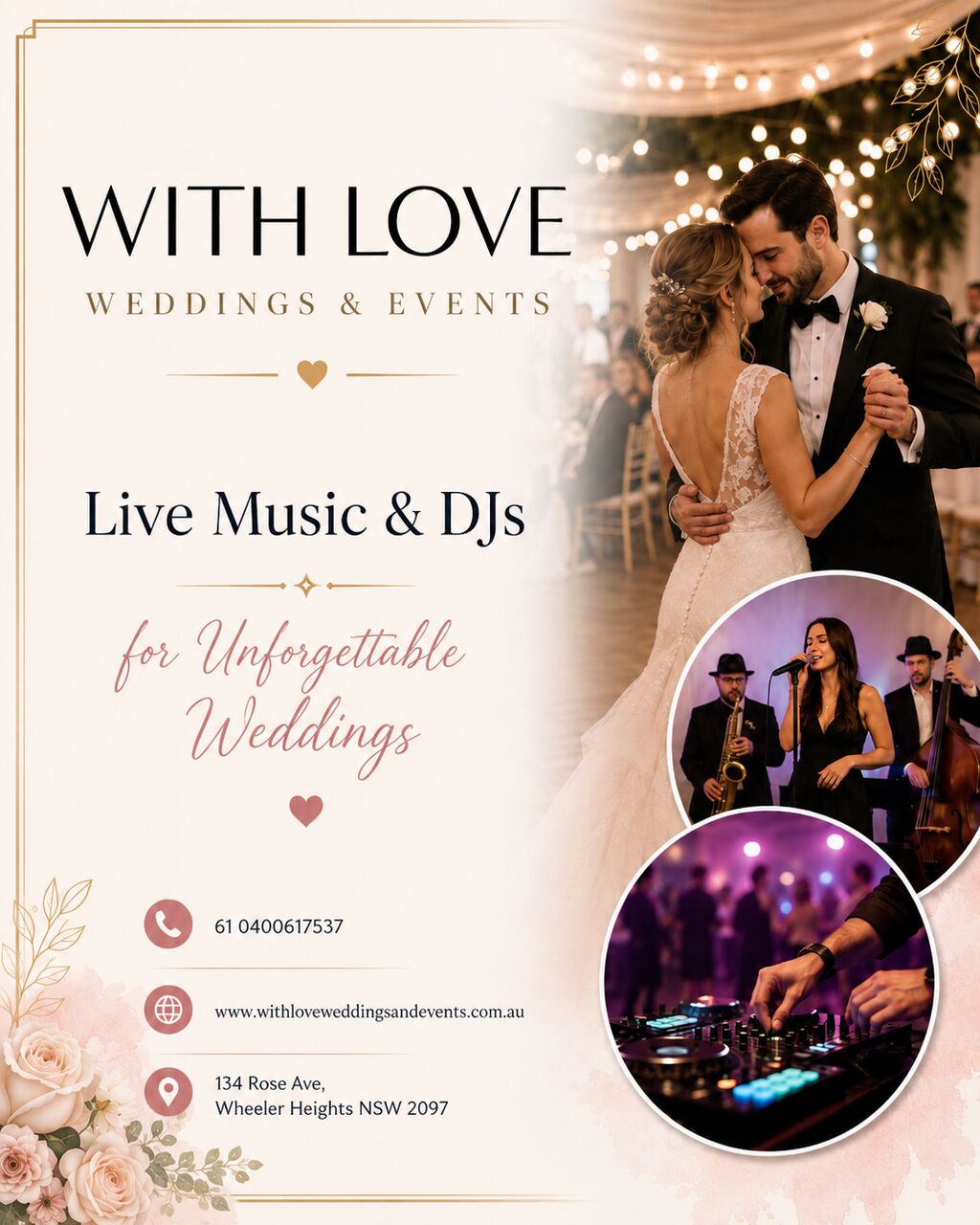 Sydney, Event Planning, Live Music & DJs For Unforgettable Weddings
